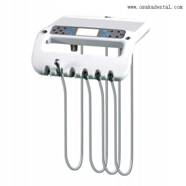 High class purple colour dental chair from OSAKA dental chair unit with dental whitening machine and dental algiante