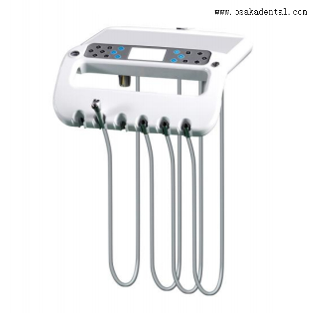 High class purple colour dental chair from OSAKA dental chair unit with dental whitening machine and dental algiante