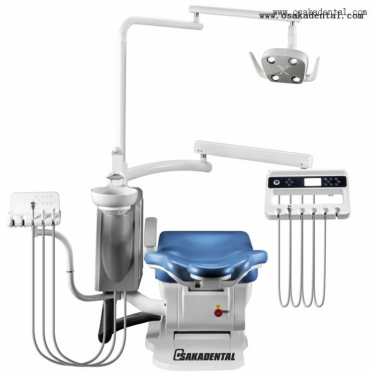Dental Chair with LED Lamp Backrest PU OSA-S1