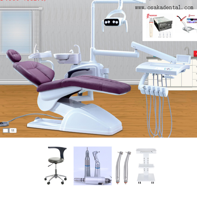 Cheap price dental chair with dental air compressor