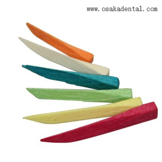 Dental Natural Wooden Ploy Wedges Endodontics Disposable Goods