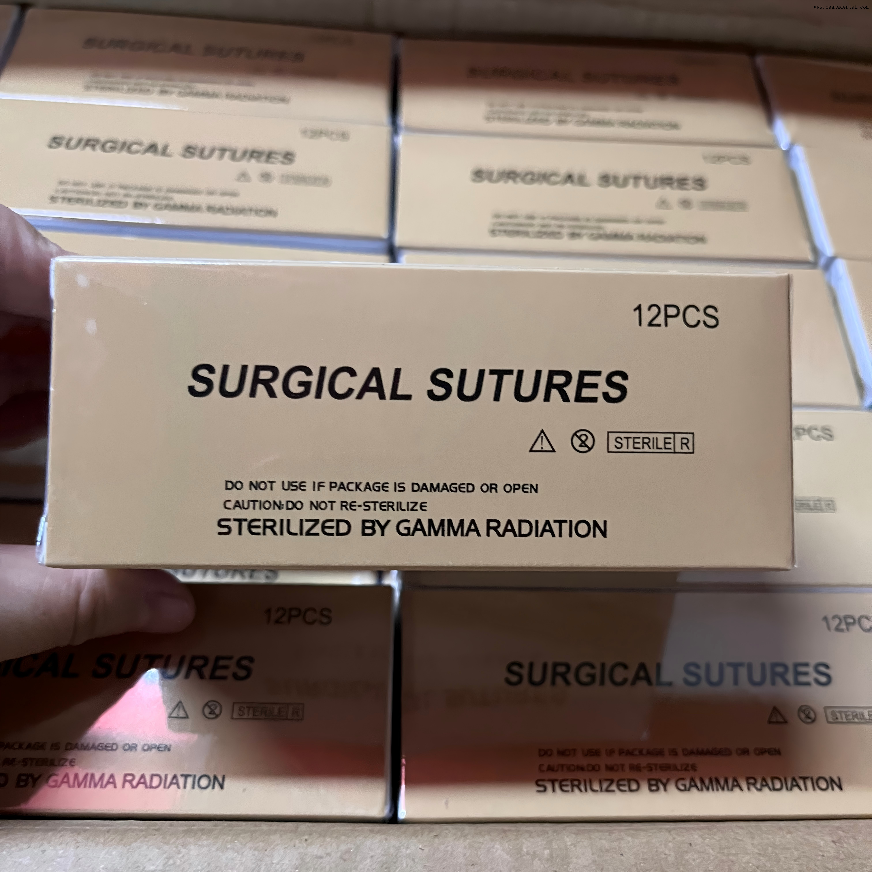 Dental Clinic Surgical Sutures Sterilized by Gamma Radiation