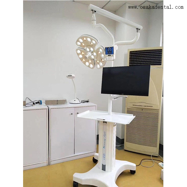 ‌Adjustable Mobile Cart for Dental Surgical Light with 360° Rotating Arm