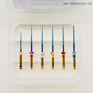 Thermally Activated Blue Large Taper Endodontic Files for dental endodontic