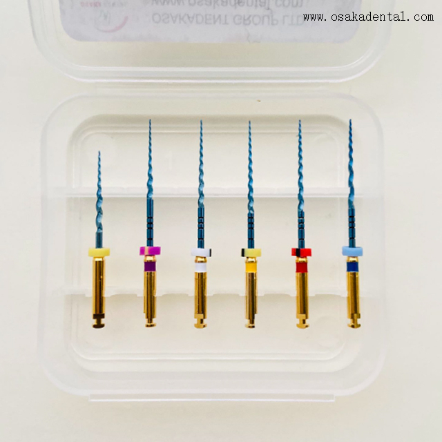 Thermally Activated Blue Large Taper Endodontic Files for dental endodontic