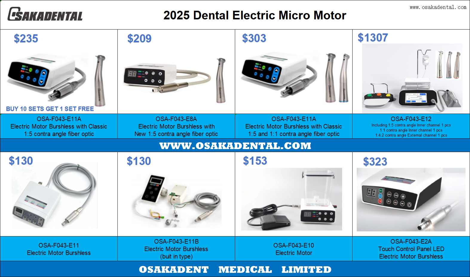 Dental Electric Motor for Dental Clinic