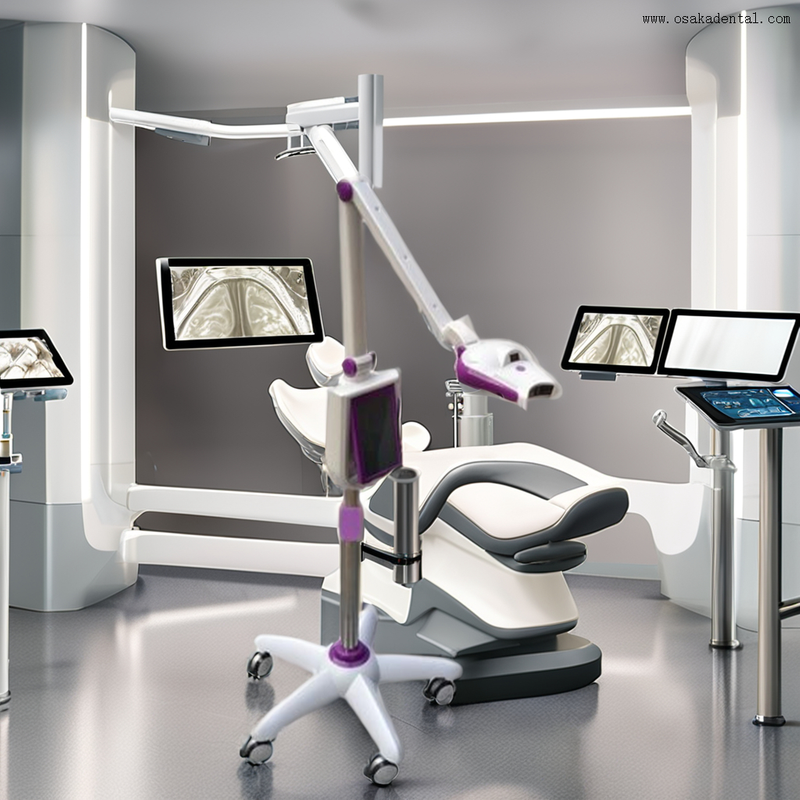 Innovative Teeth Whitening Device for Professional Use for Modern and Futuristic Laboratory Settings