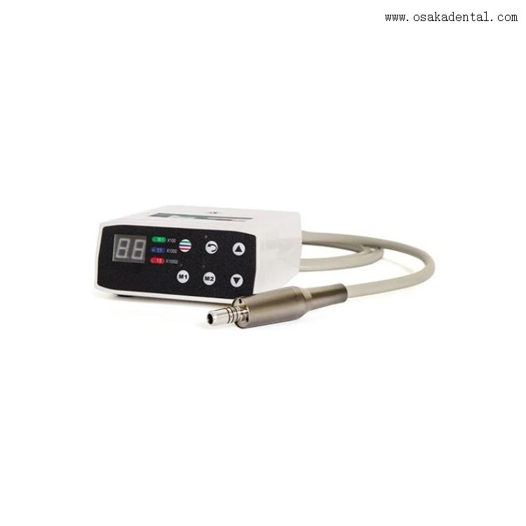 Dental electric motor Burshless with 1:5 new contra angle fiber optic