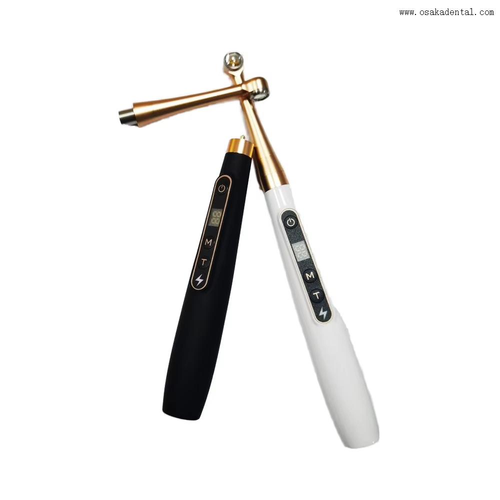 Dental black and white color one second curing light