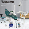 Microfiber Leather Dental Unit Set with Air Compressor Option 7