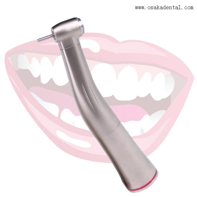  LED Increasing Surgery Electric Micro Motor 1:5 Contra Angle Handpiece Red ring high speed 