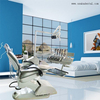 Dental chair with top mounted