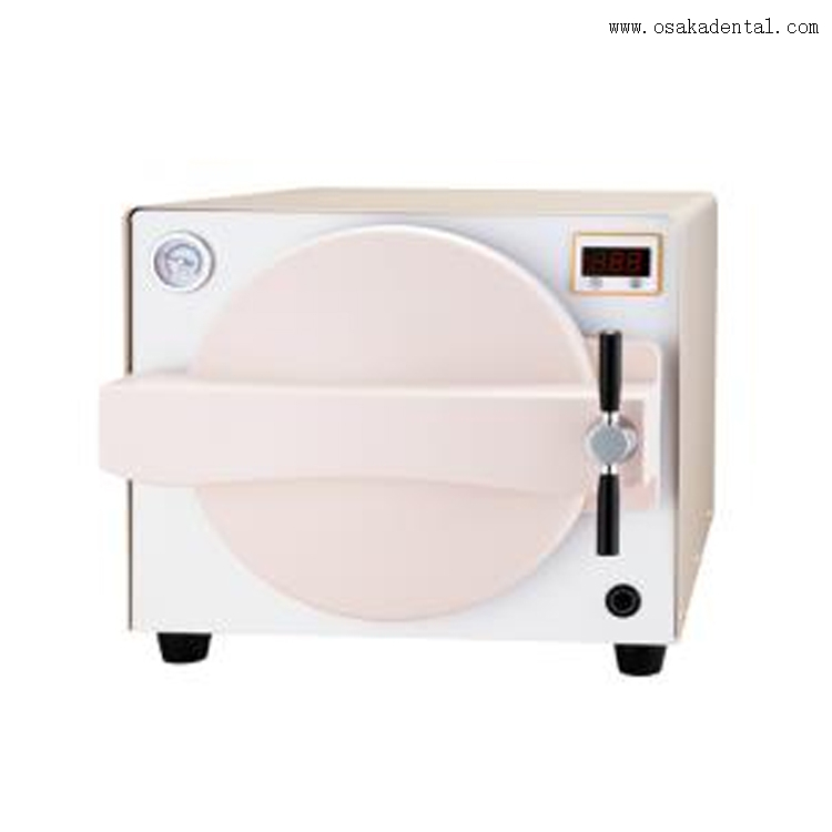 European quality A Automatic water supply Pressure gauge display N Class 18L dental autoclave