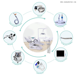 Whole Set Dental Chair Unit with Air Compressor 