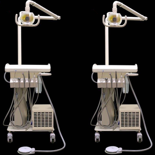 Portable Dental Unit And Mobile Cart with Compressor