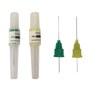 Disposable Dental Needle Dental Consumables 27G or 30G