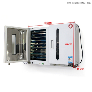 Dental UV Sterilizer with 20 Stainless Steel Tray OSA-F106- Two Door-UV Sterilizer