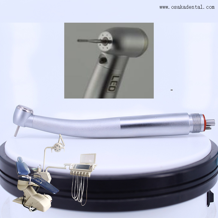 Dental Hadnpeice with LED Handpiece 8 Spray(4 Hole for Water, 4 Hole for Anti- Suction)