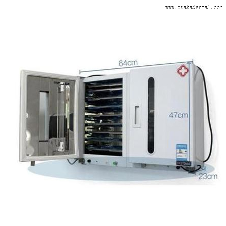 Dental 27L UV Steam Sterilizer two door with 20 stainless tray 