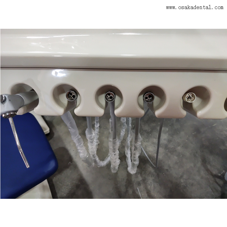 Dental Chair with Touch Screen Instrument Tray and dental handpiece with good quality dental chair 