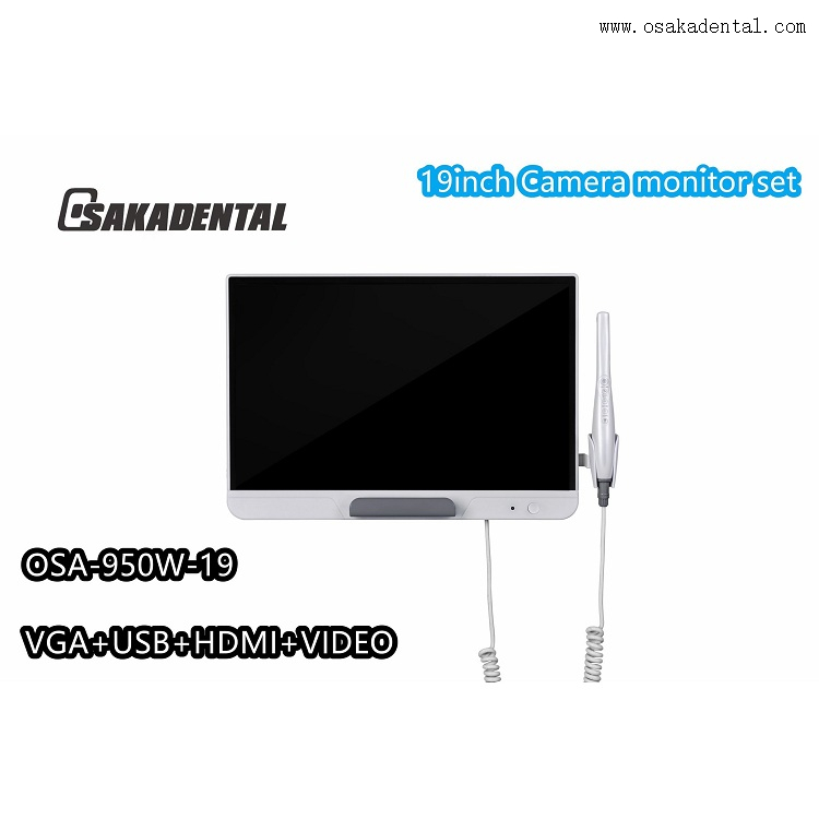 19inch Dental Intraoral Camera Monitor Set Install on The Dental Chair OSA-M950W-19