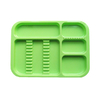 High Temperature Resistant Disinfection 134℃ Dental Separate Instrument Tray Divided Setup Dental Kit Plastic Disposable Separating Dental Instrument Tray