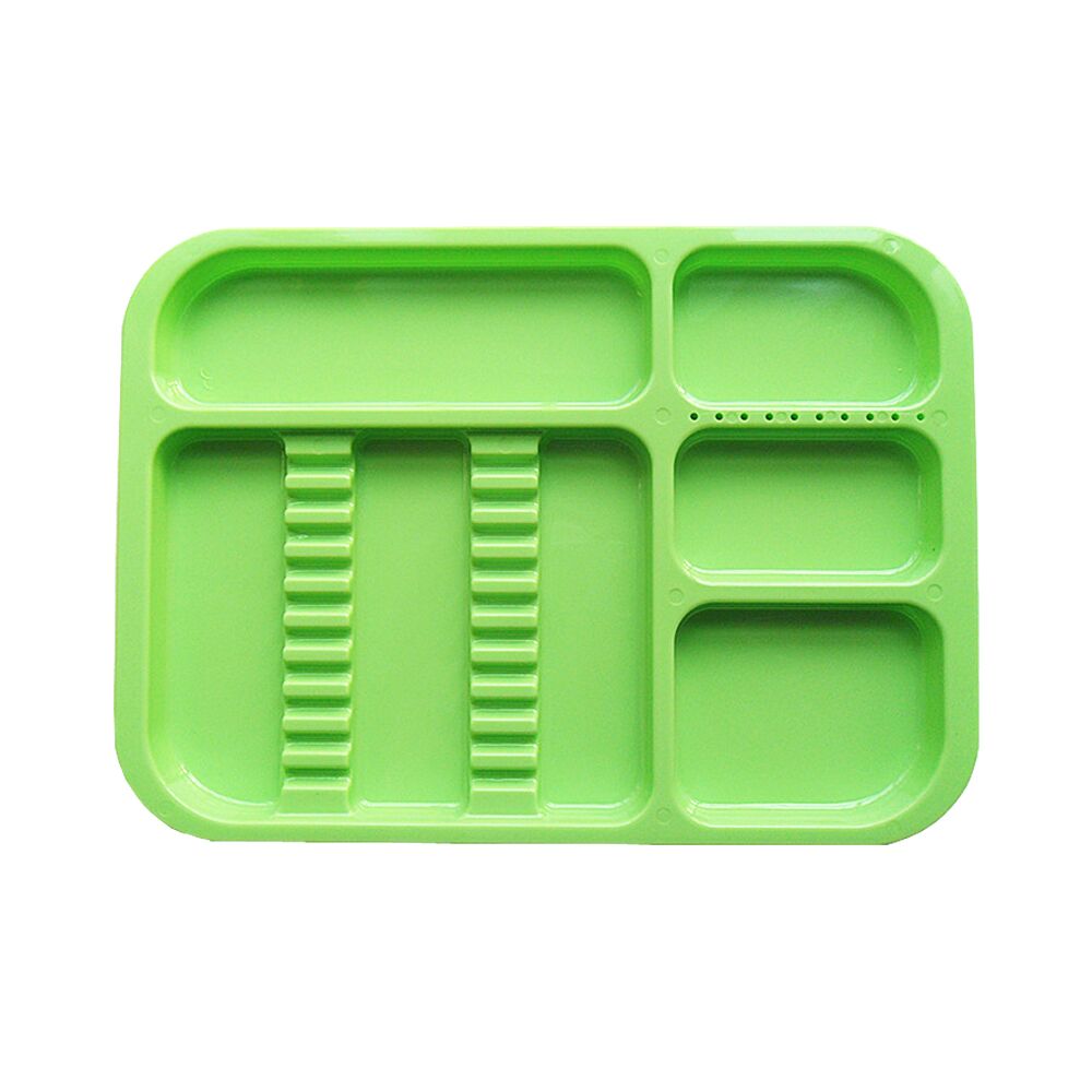 High Temperature Resistant Disinfection 134℃ Dental Separate Instrument Tray Divided Setup Dental Kit Plastic Disposable Separating Dental Instrument Tray