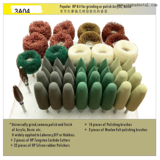 Dental Acrylic And Resin Polishing And Grinding Kit