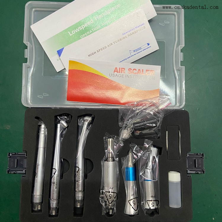 Dental Handpiece Scaler Kits High Speed+Low Speed Handpiece+Air Scaler OSA-H100N