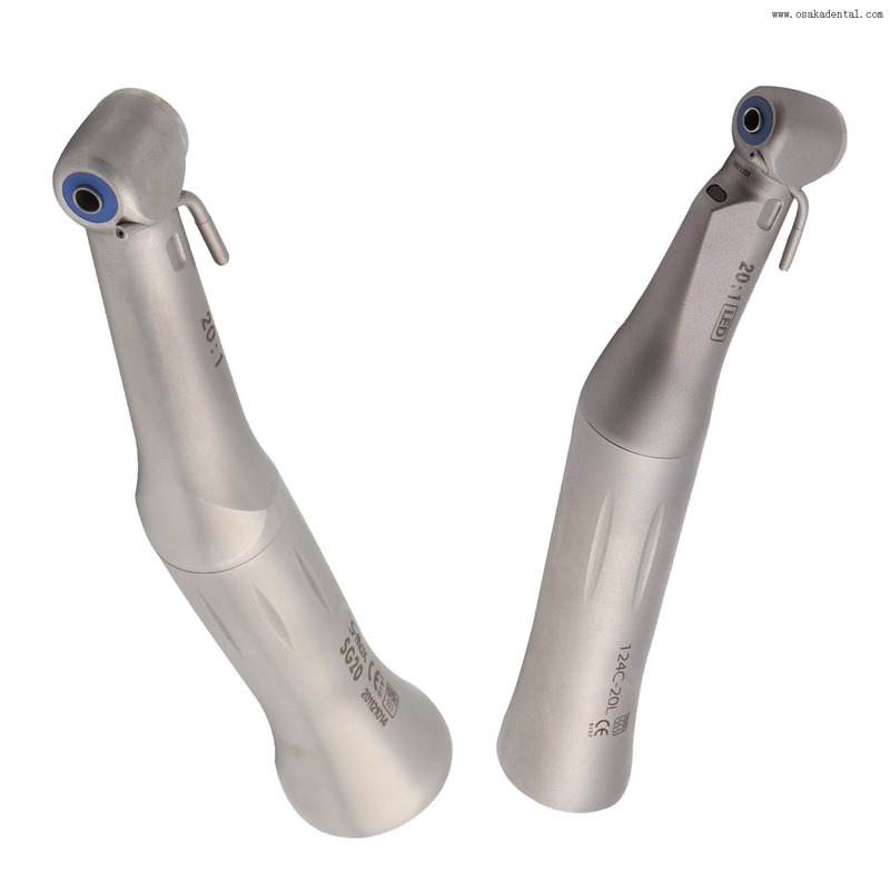 Stable Quality Fiber Optic Handpiece Contra Angle with Light And without Light