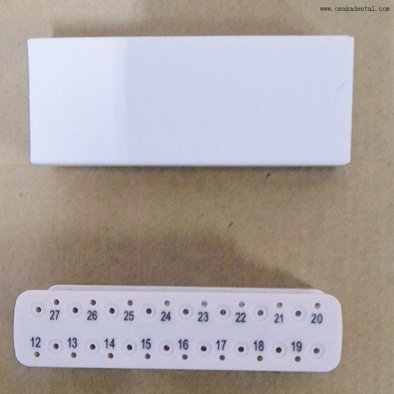 Autoclavable White Color Endo Measure Box Made of Import Plastic