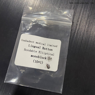 Dental Orthodontic Lingual Button Bondable Eliiptical Monoblock