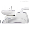 High class purple colour dental chair from OSAKA dental chair unit with dental whitening machine and dental algiante