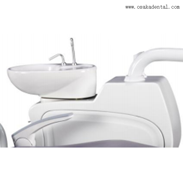 High class purple colour dental chair from OSAKA dental chair unit with dental whitening machine and dental algiante