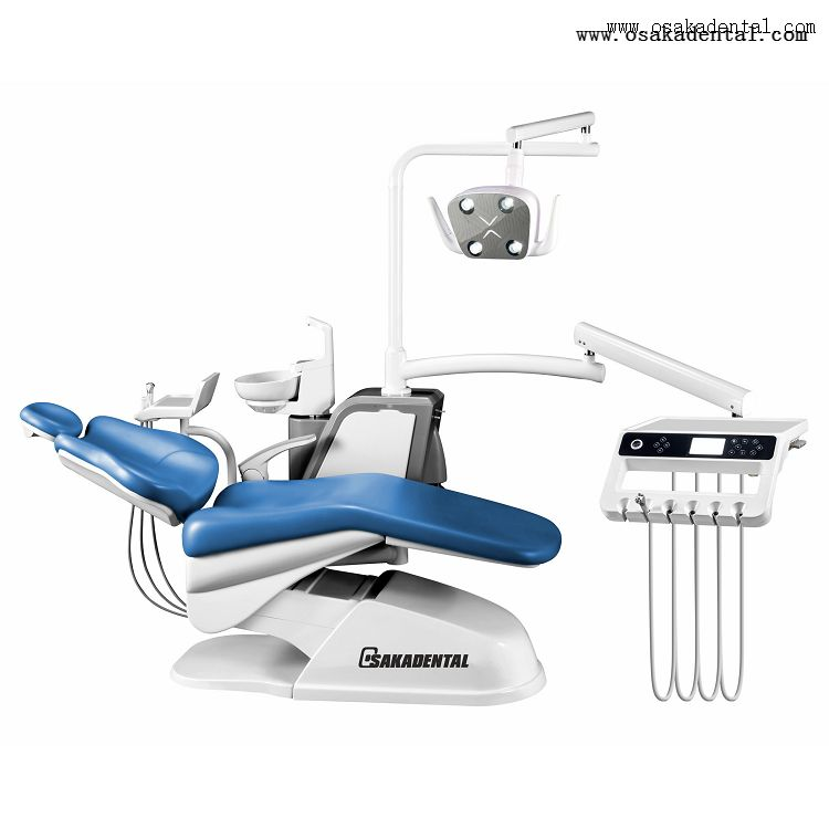 Dental Chair with LED Lamp Backrest PU OSA-S1