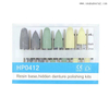 Dental Burs HP 0412 Resin Base,hidden Denture Polishing Kit