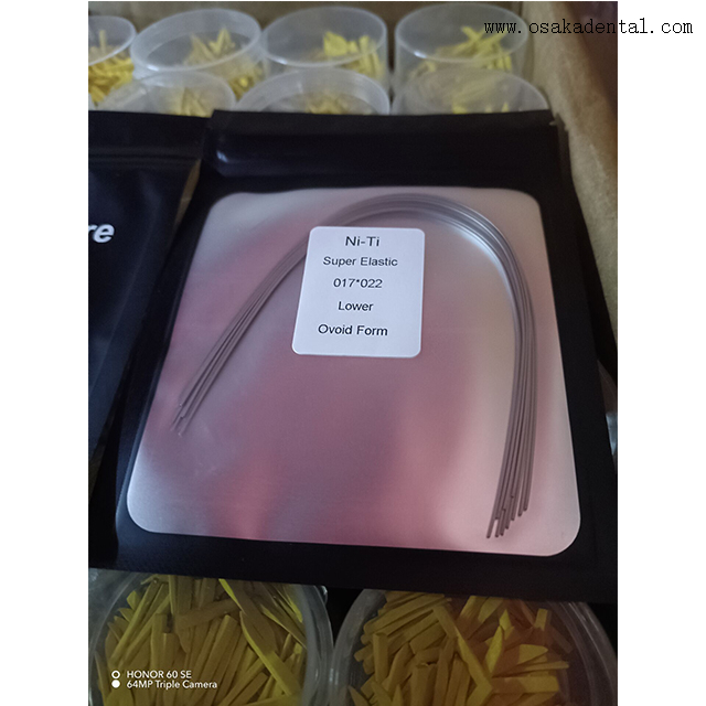 Corrosion-Resistant Stainless Steel Orthodontic Arch Wires