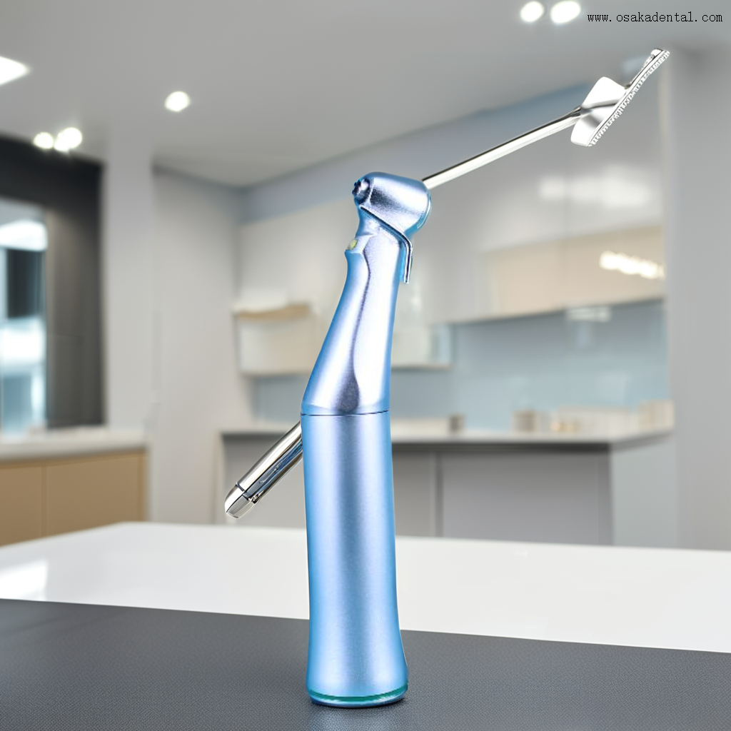 Dental handpiece with 20:1 contra angle with LED 