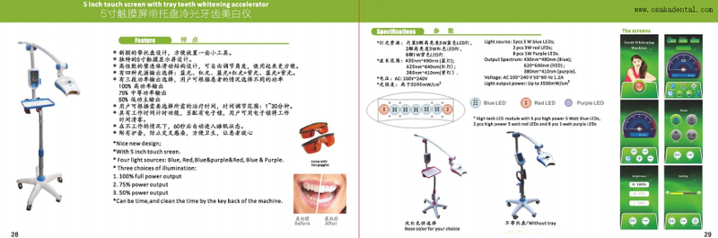 Professional Tooth Bleaching System with Tray whienning unit
