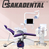 Moving trolley high class dental chair unit nice purple color