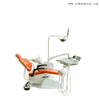 Dental chair with 1:5 red ring contra angle of the handpiece