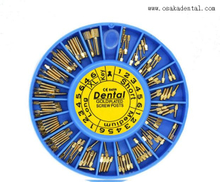 Dental Implant Golden Plated Screw Post