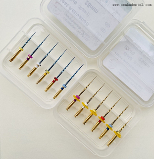 Heat Activation Gold/Blue Rotary File Endodontics OSA-V3