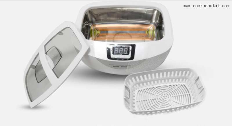 2.5L Digital Timer Heated Dental Ultrasonic Cleaner