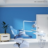 Dental Chair with LED Lamp / Simple Dental Chair for Dental Clinic