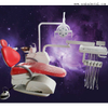 Red Color Dental Chair with 6 Bulbs LED Lamp