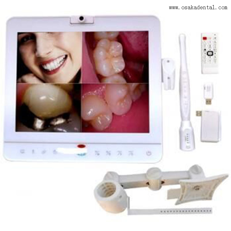 15inch White Dental Monitor Wireless Intraoral Camera System