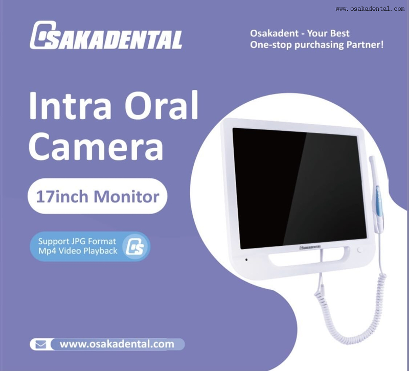 Dental Intraoral Camera with 17inch White Monitor Install on The Dental Chair OSA-M950W