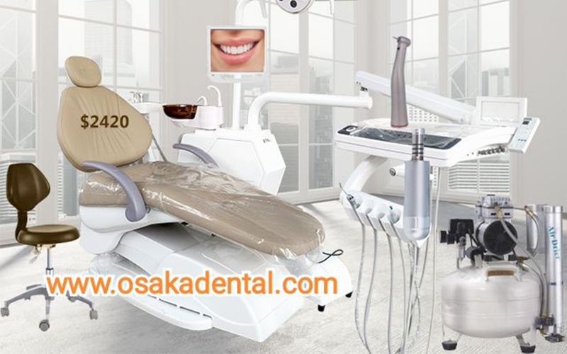 Surgical Electronic Dental Chair With Dentist Stool