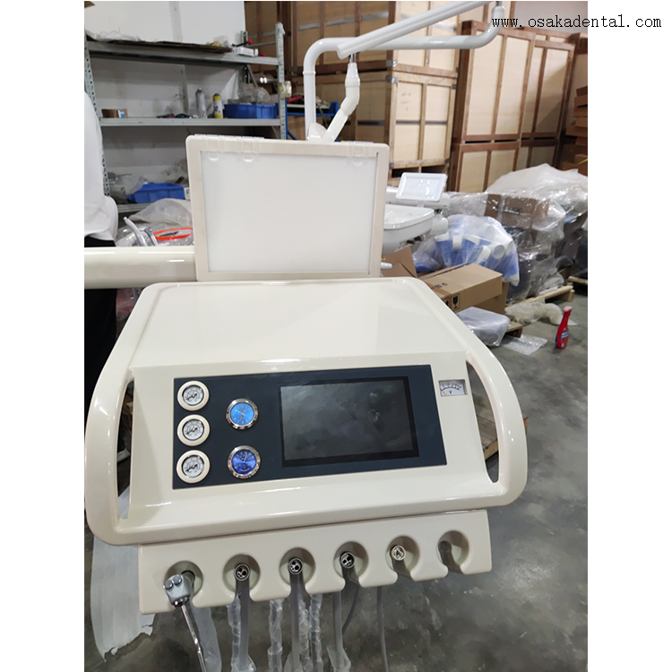 Dental Chair with Touch Screen Instrument Tray and dental handpiece with good quality dental chair 